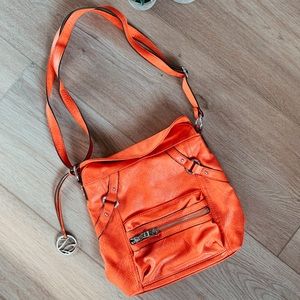 Style & Co Faux Leather Orange Purse